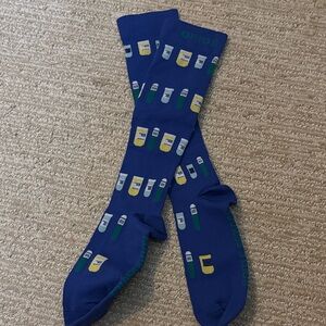 Figs Blue Medical-Themed Socks